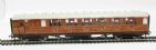 Gresley 61ft corridor brake coach 24387 in LNER teak
