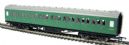 Maunsell Corridor 3rd class coach in BR Southern green - S1122S