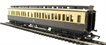 Clerestory composite coach in GWR chocolate and cream 3242
