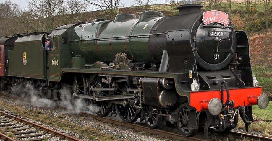 46100 'Royal Scot' at Levisham, North Yorkshire Moors Railway, in 2017. ©Charlie Jackson