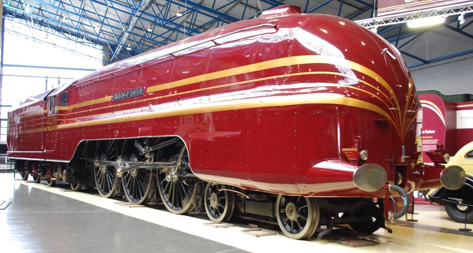 6229 Duchess of Hamilton at the National Railway Museum, York in September 2010. ©Hugh Llewelyn