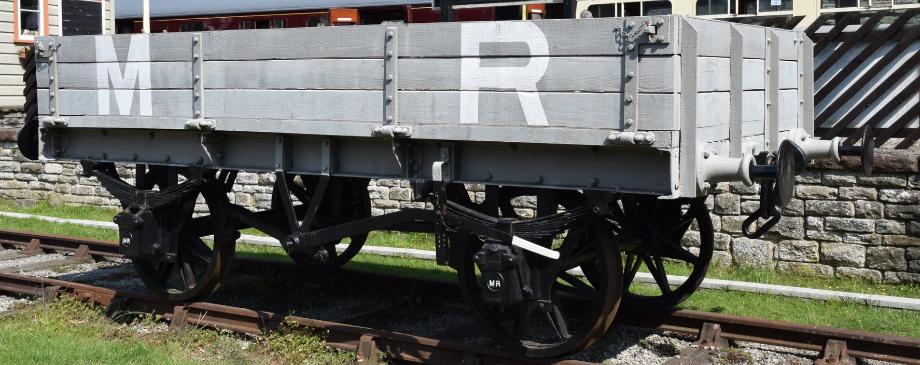 3 plank wagon at the Dean Forest Railway in August 2019. ©Hugh Llewelyn