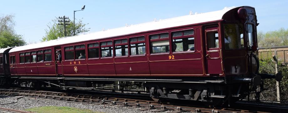 Diagram U autocoach 92 at the Didcot Railway Centre in April 2019. ©Hugh Llewelyn