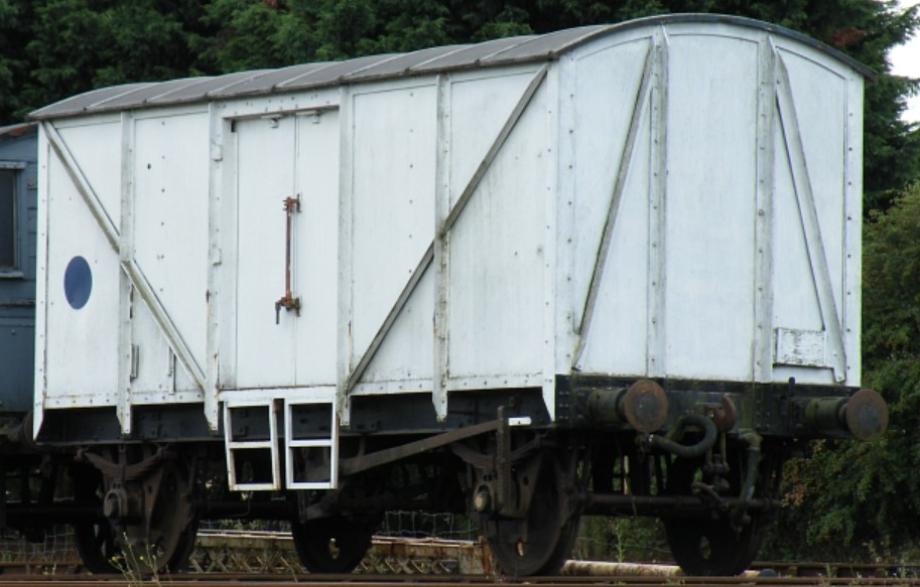 Blue spot insulated fish van