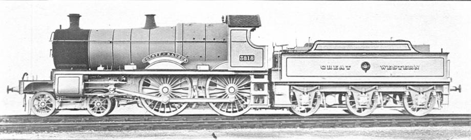 4-4-0 Class 38xx County Churchward GWR