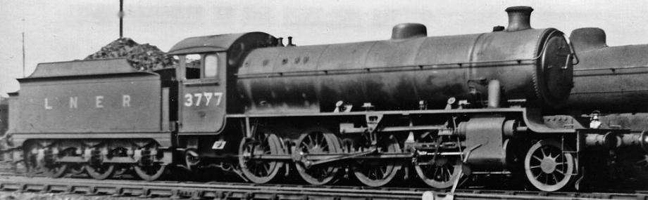 3777 at Lincoln Locomotive Depot in April 1947. © Ben Brooksbank