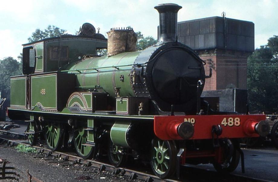 No. 488 at the Bluebell Railway in the 1970s. © Barry Lewis
