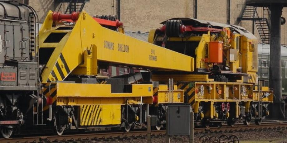 76 ton Cowans and Sheldon rail crane