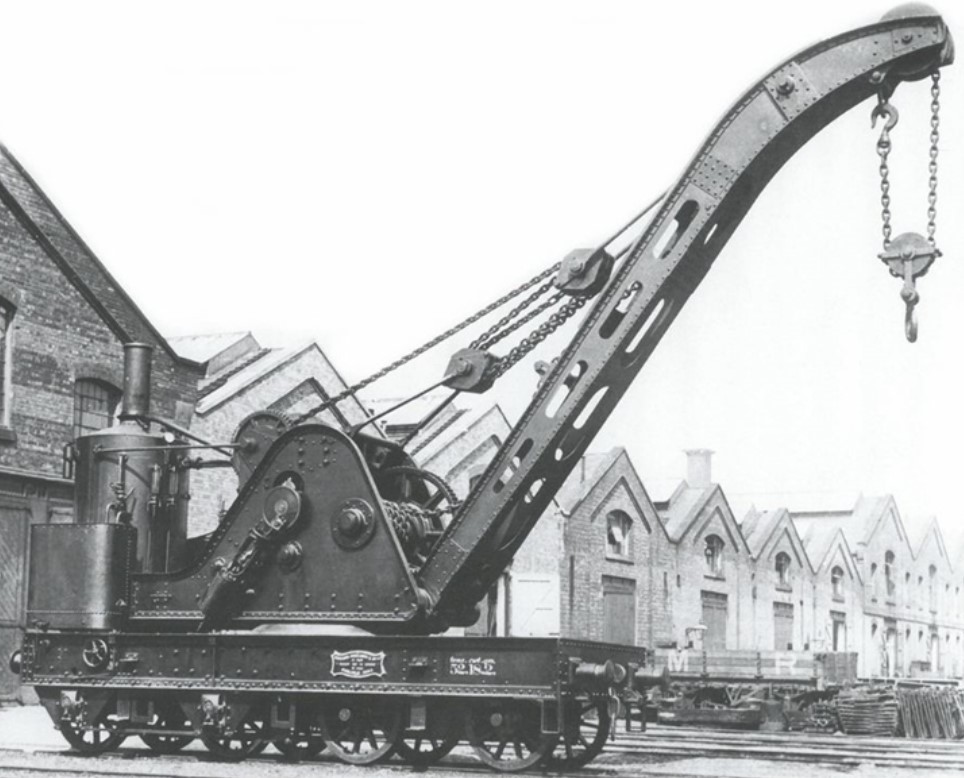 15 ton Cowans and Sheldon rail crane