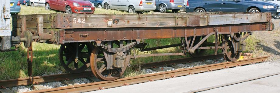 No.542 MR 1 plank wagon at Barrow Hill in August 2008. ©Hugh Llewelyn