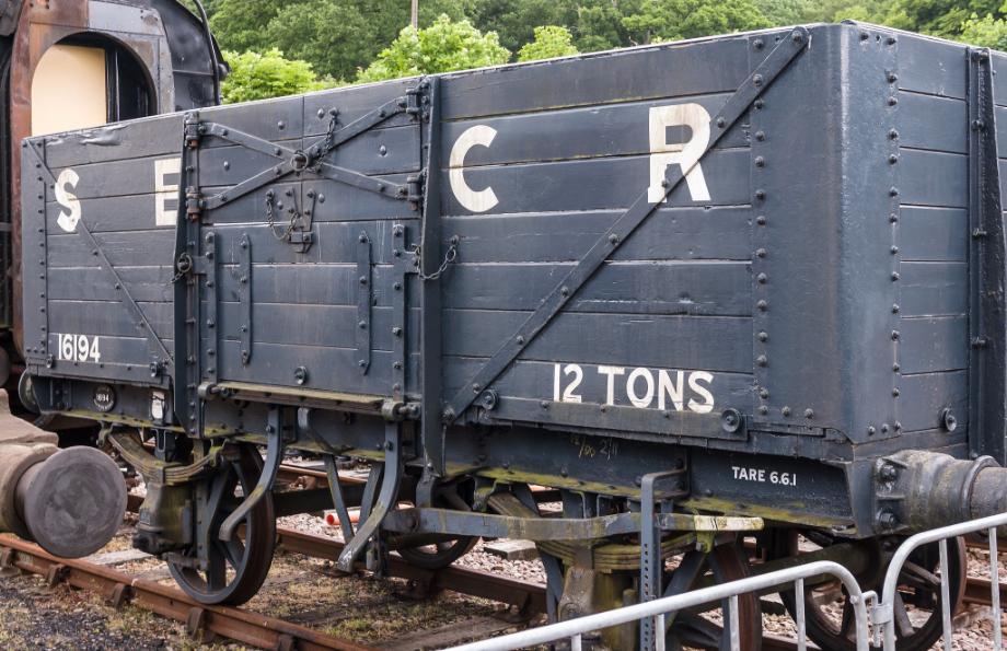 SECR 5 and 7 plank wagons