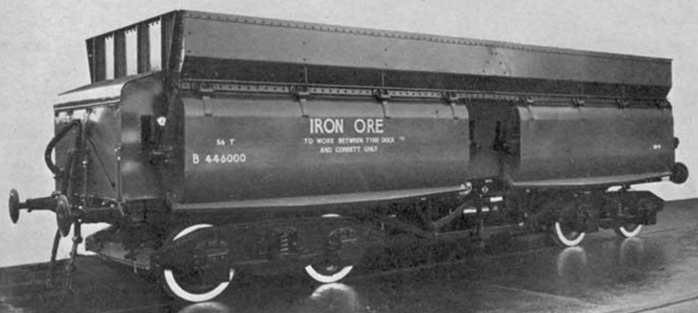 56 ton 'Consett' Iron Ore hoppers