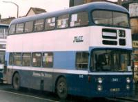 SEL 245H at Bournemouth Bus Sation in the 1970s. ©Eddie Leslie