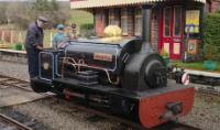 "Winifred" on the Bala Lake Railway in March 2018. ©Hattons