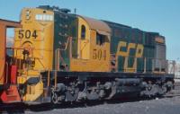 FCP 504 at Lomas de Nogales, Heroica Nogales, Sonora, Mexico in March 1979. ©Clay Gilliland