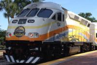 SunRail 104 at Winter Park Station, Orlando, Florida in May 2014. ©Artystyk386