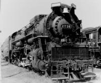 C&O 2736 at the Green Bay Railroad Museum, Ashwaubenon, Wisconsin in August 1970. ©Hugh Llewelyn