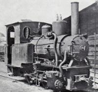 145 at Kanoya station on the Osumi Railway in April 1937. ©Public Domain