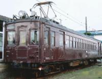 A Kumoha 42 at Nagato Motoyama station in January 2003. ©Cassiopeia Sweet