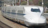JR Central set Z28 between Okayama and Aioi on the Sanyo Shinkansen in April 2009. ©Mitsuki-2368