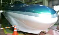 JR East E955 set S10 at Sendai General Shinkansen Depot open day in July 2008. ©DAJF/ WIkimedia Commons