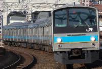 205 series on the Hanwa Line in December 2016. ©Maeda Akihiko