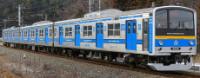 6052 near Mitsuoge on the Otsuki line in January 2018. ©Maeda Akihiko