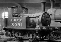 8091 at York circa 1946. ©Public Domain