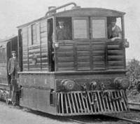 GER G15 class at Upwell, Cambridgeshire on the Wisbech & Upwell Tramway in 1913. ©Public Domain
