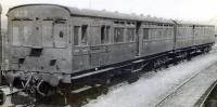 Ex-LSWR Gate stock. Location unknown. 1946. ©Tony Daly