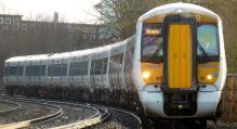375627 en route to London Victoria in January 2016. ©Train Photos