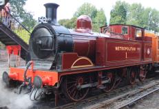 No.1 at Bridgnorth on the Severn Valley Railway in September 2013. ©Geof Sheppard