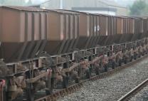 Ballast wagons at Mallow, County Cork in April 2011. ©Darren Hall