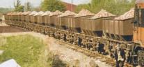 Gypsum hoppers. Unknown date & location. ©Irish Railway Models